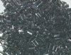 50g 5x4x2mm Black Lined Crystal Tile Beads